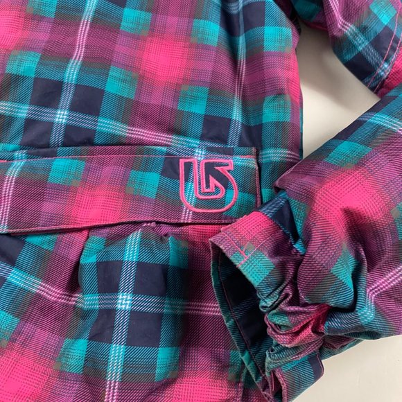 Burton Twist Bomber Jacket Girls XL US 18 Ski Snowboard Plaids - Picture 5 of 12